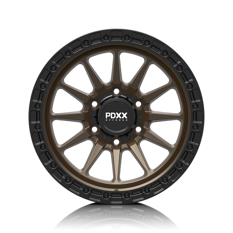 Load image into Gallery viewer, SANDO 17" - Satin Bronze w/ Black Machined Ring
