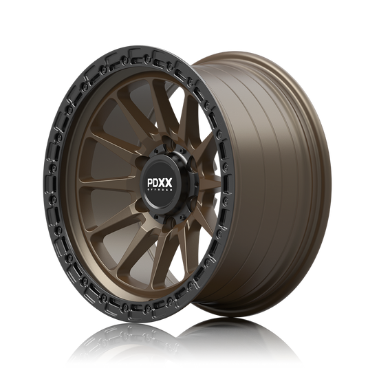 SANDO 17" - Satin Bronze w/ Black Machined Ring