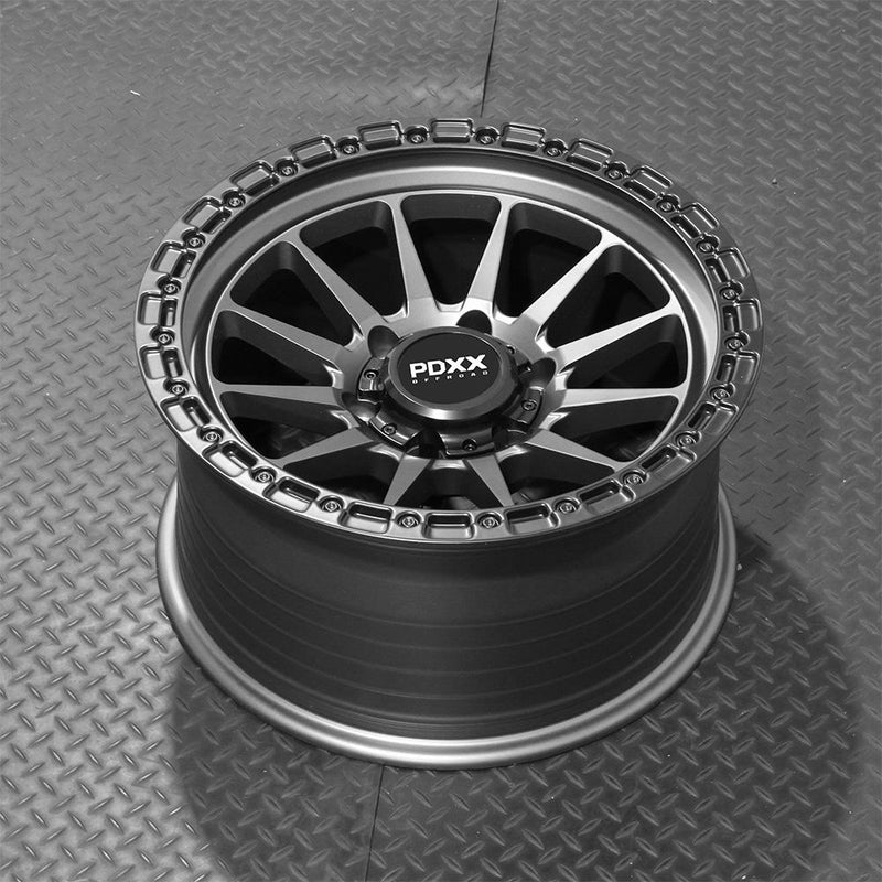 Load image into Gallery viewer, SANDO 17" - Satin Grey w/ Black Machined Ring
