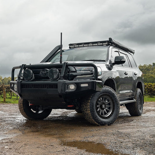 SANDO 17" - Satin Grey w/ Black Machined Ring